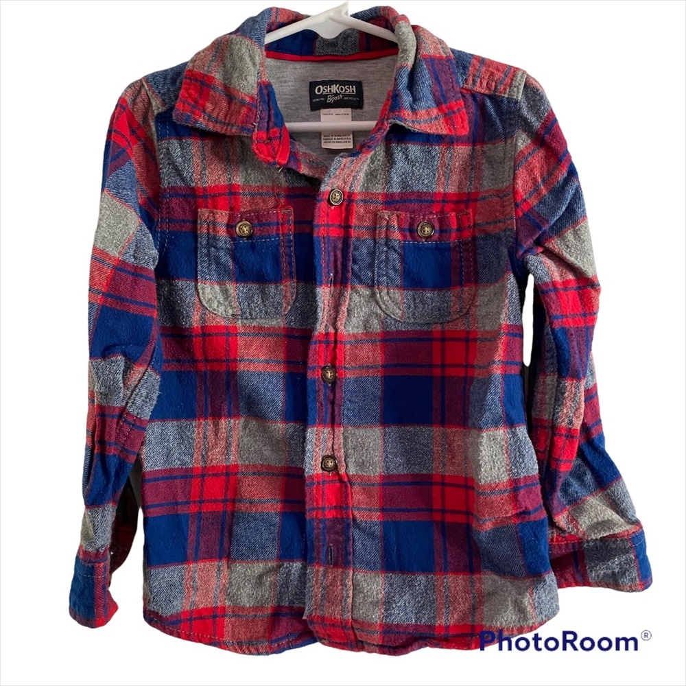 Carter’s Boys Plaid Shirt size 4T